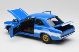 Ford Escort Mk1 RS 1600 Μπλε Λευκό Ρίγες Minichamps 1:18 100688102 Μέταλλο - εικόνα 5 από 8