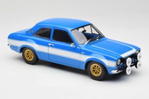 Ford Escort Mk1 RS 1600 Μπλε Λευκό Ρίγες Minichamps 1:18 100688102 Μέταλλο - εικόνα 6 από 8