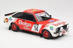 Ford Escort Mk2 RS 1800 #14 Droogmans / Joosten Belga 3rd Place Lotto Haspengouw Rally 1983 Minichamps 1:18 155838714 Μέταλλο - εικόνα 4 από 6