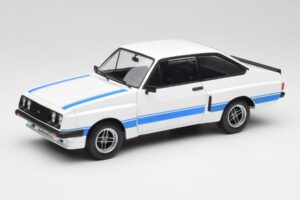 Ford Escort Mk2 RS 2000 X-Pack Diamond Λευκό & Μπλε Stripe MCG 1:18 MCG18350 Μέταλλο