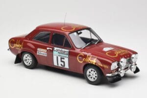 Ford Escort RS 1600 Mk1 #15 M. Alen / I. Kivimäki RAC Rally 1974 IXO 1:18 18RMC047B Μέταλλο - εικόνα 4 από 6