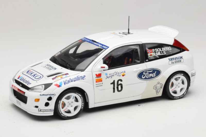 Ford Focus RS WRC #34 P. Solberg / P. Mills Rally Argentina 2000 Action 1:18 AC8008916 Μέταλλο