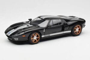 Ford GT Μαύρο Με Λευκές Ρίγες AUTOart 1:18 73023 Μέταλλο