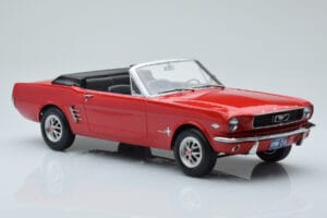 Ford Mustang Καμπριολέ Κόκκινο Norev 1:18 182810 Μέταλλο - εικόνα 4 από 6