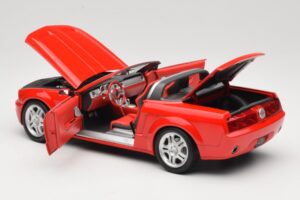 Ford Mustang S197 GT Καμπριολέ Κόκκινο Beanstalk Group 1:18 FOR10016R Μέταλλο - εικόνα 5 από 8