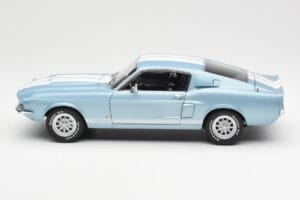 Ford Mustang Shelby GT500 Ανοιχτό Μπλε Μεταλλικό Με Λευκές Ρίγες AUTOart 1:18 72907 Μέταλλο - εικόνα 4 από 8