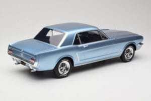 Ford Mustang V8 Hardtop Pony GT Silver Blue GT Spirit 1:12 G089 Ρητίνη - εικόνα 2 από 6