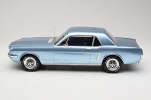 Ford Mustang V8 Hardtop Pony GT Silver Blue GT Spirit 1:12 G089 Ρητίνη - εικόνα 3 από 6