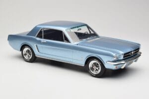 Ford Mustang V8 Hardtop Pony GT Silver Blue GT Spirit 1:12 G089 Ρητίνη - εικόνα 4 από 6