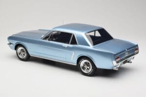 Ford Mustang V8 Hardtop Pony GT Silver Blue GT Spirit 1:12 G089 Ρητίνη - εικόνα 5 από 6