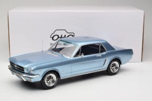 Ford Mustang V8 Hardtop Pony GT Silver Blue GT Spirit 1:12 G089 Ρητίνη - εικόνα 6 από 6