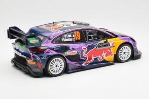Ford Puma Rally1 #19 S. Loeb / I. Galmiche Rally Monte Carlo Winner 2022 IXO 1:18 18RMC110 Μέταλλο - εικόνα 2 από 6