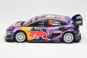 Ford Puma Rally1 #19 S. Loeb / I. Galmiche Rally Monte Carlo Winner 2022 IXO 1:18 18RMC110 Μέταλλο - εικόνα 3 από 6