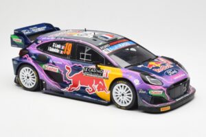Ford Puma Rally1 #19 S. Loeb / I. Galmiche Rally Monte Carlo Winner 2022 IXO 1:18 18RMC110 Μέταλλο - εικόνα 4 από 6