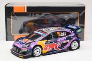 Ford Puma Rally1 #19 S. Loeb / I. Galmiche Rally Monte Carlo Winner 2022 IXO 1:18 18RMC110 Μέταλλο - εικόνα 6 από 6