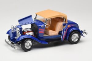 Ford Roadster Street Rod Μπλε with Fire Road Signature 1:18 92249 Μέταλλο - εικόνα 2 από 8