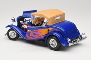Ford Roadster Street Rod Μπλε with Fire Road Signature 1:18 92249 Μέταλλο - εικόνα 5 από 8