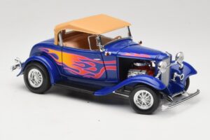 Ford Roadster Street Rod Μπλε with Fire Road Signature 1:18 92249 Μέταλλο - εικόνα 6 από 8