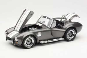 Ford Shelby Cobra 427 S/C Γκρι Μεταλλικό Με Λευκές Ρίγες Kyosho 1:18 08045GRW Μέταλλο - εικόνα 2 από 8