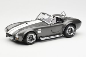 Ford Shelby Cobra 427 S/C Γκρι Μεταλλικό Με Λευκές Ρίγες Kyosho 1:18 08045GRW Μέταλλο