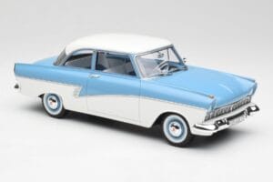 Ford Taunus 17M P2 Ανοιχτό Μπλε & Λευκό BoS Models 1:18 BOS019 Μέταλλο - εικόνα 4 από 6