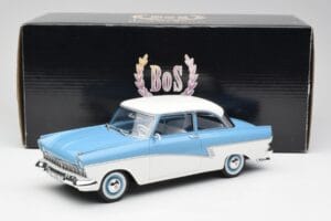 Ford Taunus 17M P2 Ανοιχτό Μπλε & Λευκό BoS Models 1:18 BOS019 Μέταλλο - εικόνα 6 από 6
