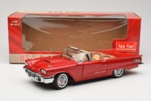 Ford Thunderbird Καμπριολέ Κόκκινο Sun Star 1:18 4311 Μέταλλο - εικόνα 8 από 8