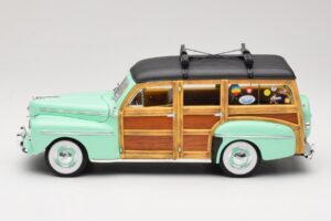 Ford Woody Panel Wagon Πράσινο Μέντας Road Signature 1:18 20028 Μέταλλο - εικόνα 4 από 8
