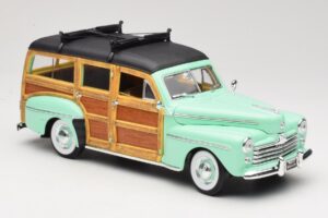 Ford Woody Panel Wagon Πράσινο Μέντας Road Signature 1:18 20028 Μέταλλο - εικόνα 6 από 8