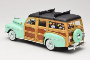Ford Woody Panel Wagon Πράσινο Μέντας Road Signature 1:18 20028 Μέταλλο - εικόνα 7 από 8