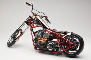 Harley-Davidson West Coast Choppers Diablo Soft Tail Χρυσό Κόκκινο Minichamps 1:5 JJ04-05-03 Μέταλλο - εικόνα 4 από 6
