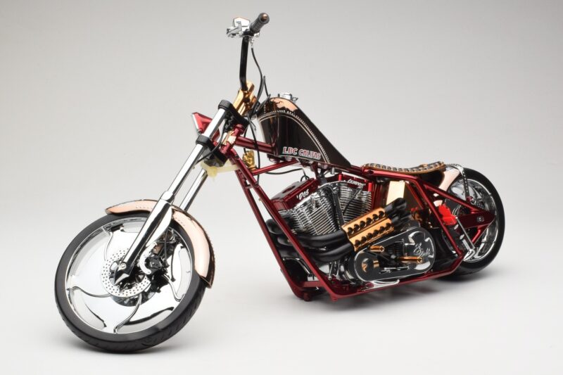 Harley-Davidson West Coast Choppers Diablo Soft Tail Χρυσό Κόκκινο Minichamps 1:5 JJ04-05-03 Μέταλλο