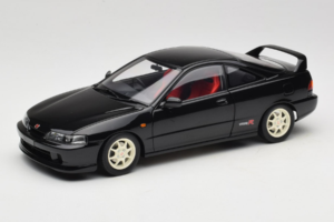 Honda Integra Type R DC2 Pre-Facelift Flamenco Black Pearl MotorHelix 1:18 M85203 Μέταλλο