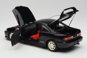 Honda Integra Type R DC2 Pre-Facelift Flamenco Black Pearl MotorHelix 1:18 M85203 Μέταλλο - εικόνα 5 από 8