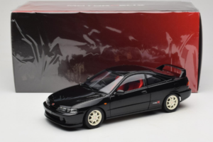Honda Integra Type R DC2 Pre-Facelift Flamenco Black Pearl MotorHelix 1:18 M85203 Μέταλλο - εικόνα 8 από 8