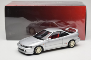 Honda Integra Type R DC2 Pre-Facelift Vogue Silver Metallic MotorHelix 1:18 M85202 Μέταλλο - εικόνα 8 από 8