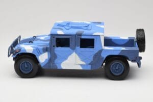 Hummer H1 Humvee Μπλε & Λευκό Motormax 1:18 73157 Μέταλλο - εικόνα 4 από 8
