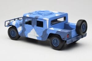 Hummer H1 Humvee Μπλε & Λευκό Motormax 1:18 73157 Μέταλλο - εικόνα 7 από 8