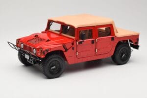 Hummer H1 Soft Top Κόκκινο Exoto 1:18 01805 Μέταλλο
