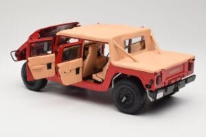 Hummer H1 Soft Top Κόκκινο Exoto 1:18 01805 Μέταλλο - εικόνα 5 από 8