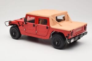 Hummer H1 Soft Top Κόκκινο Exoto 1:18 01805 Μέταλλο - εικόνα 7 από 8