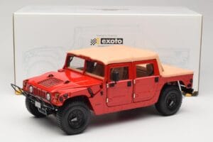 Hummer H1 Soft Top Κόκκινο Exoto 1:18 01805 Μέταλλο - εικόνα 8 από 8