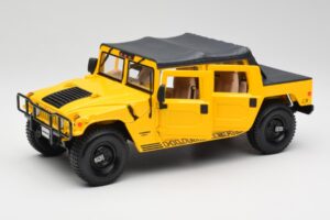 Hummer H1 Soft Top Κίτρινο Maisto 1:18 56041 Μέταλλο - εικόνα 2 από 8