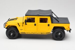 Hummer H1 Soft Top Κίτρινο Maisto 1:18 56041 Μέταλλο - εικόνα 4 από 8
