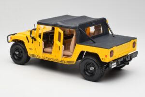 Hummer H1 Soft Top Κίτρινο Maisto 1:18 56041 Μέταλλο - εικόνα 5 από 8