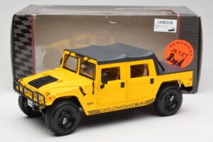 Hummer H1 Soft Top Κίτρινο Maisto 1:18 56041 Μέταλλο - εικόνα 8 από 8