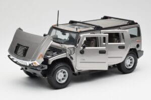 Hummer H2 Ασημί Maisto 1:18 7449569 Μέταλλο - εικόνα 2 από 8