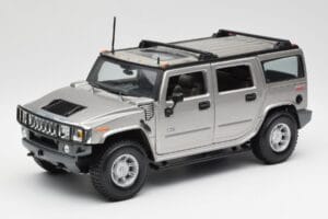 Hummer H2 Ασημί Maisto 1:18 7449569 Μέταλλο