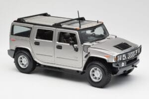 Hummer H2 Ασημί Maisto 1:18 7449569 Μέταλλο - εικόνα 6 από 8