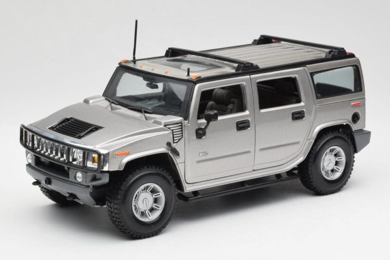 Hummer H2 Ασημί Maisto 1:18 7449569 Μέταλλο